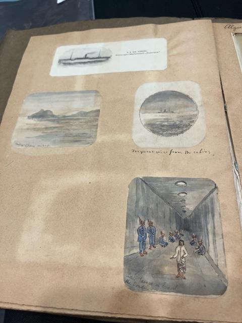 Important Travel Sketch Book Co. Wicklow:  [WYNNE FAMILY SKETCHBOOK]  A Family Scrapbook of - Image 7 of 15