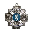 Medal: G.A.A. - [Garda Siochana] the obverse with pierced Celtic design and enamelling inscribed "