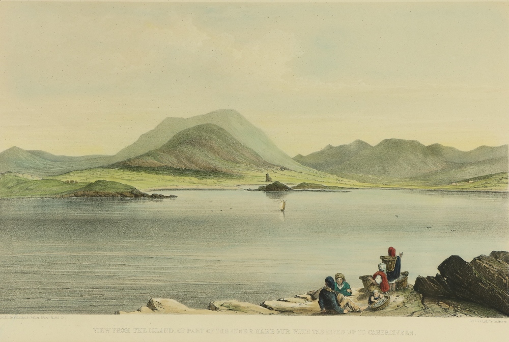 Attractive & Rare coloured Views of Valentia Co Kerry: After William Fitzroy Knight, Irish (b. c. - Image 5 of 5