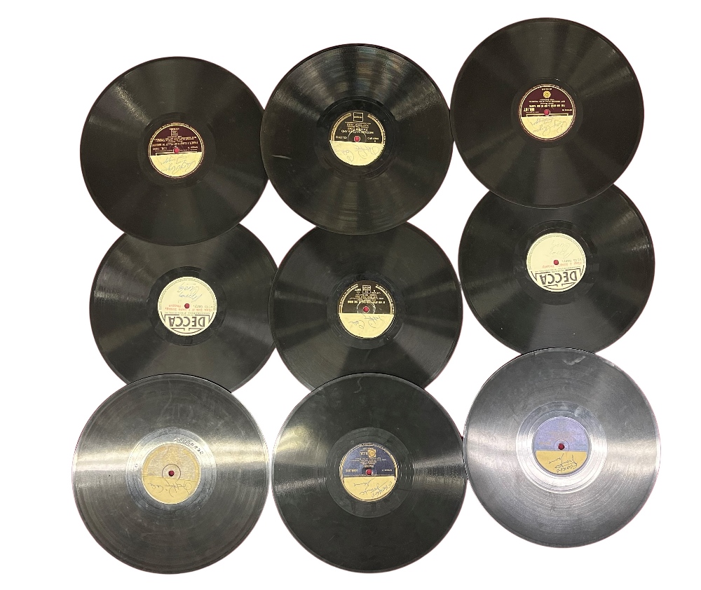 The George O'Reilly Collection of Records, Signed by Bing Crosby and Nat King Cole, Roy Rogers and