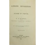 Maxwell (W.H.) Rambling Recollections of a Solider of Fortune, 8vo Dublin 1842 First Edn., Hf.