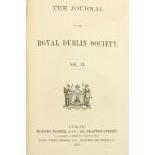 R.D.S.: The Journal of the Royal Dublin Society, Vols. V + VI. Together 2 vols. roy 8vo Dublin