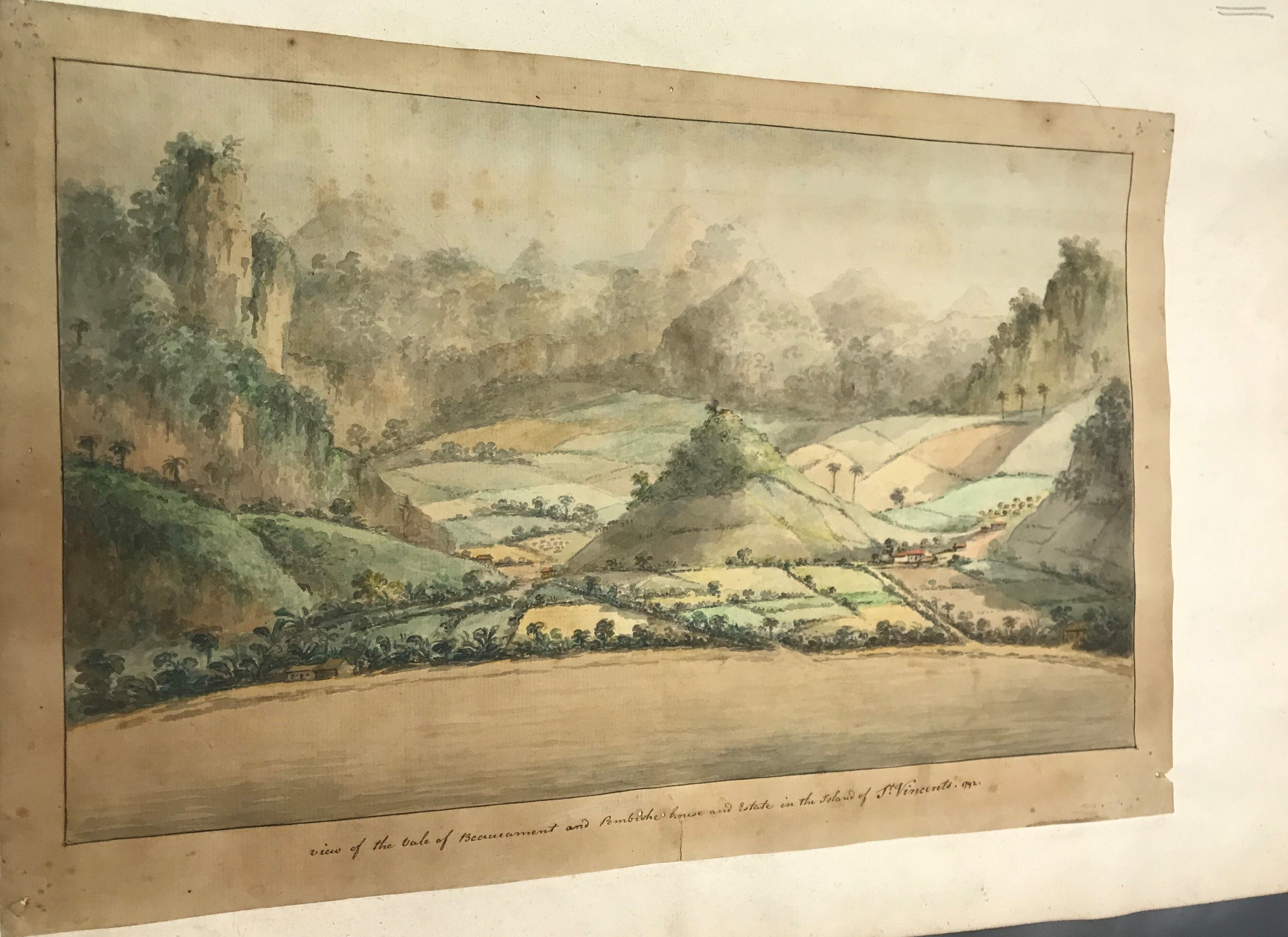 The West Indies, C. 1792, by Sir William Young Colonial Watercolours, etc. A highly important - Image 9 of 16