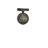 Medal: [Political, Religious] A rare 19th Century silvered circular Medal, the obverse with