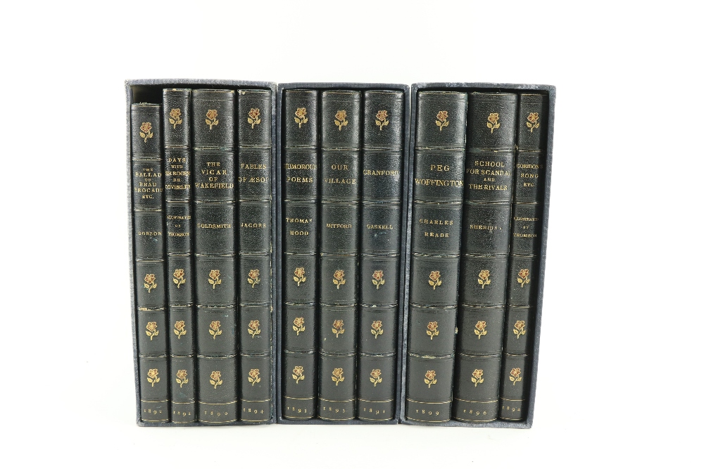 Fine Set of Illustrated Volumes by H. Thompson [Hugh Thompson]Illustrator. A set of 10 volumes as