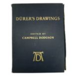 A. Durer: Dodgson (Campbell)ed. Durer's Drawings in Colour, Line and Wash, lg. elephant folio, Lond.
