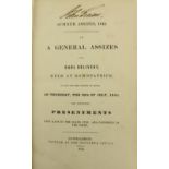 Downpatrick Printing:  Summer Assizes, 1843 - at a General Assizes and Gaol Delivery, held at
