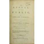 Co. Mayo:  Fitzgerald (George Robert) An Appeal to the Public, 8vo D. 1782. First Edn., 463pp errata