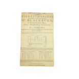 Broadside: - A rare 18th Century Broadside, for Irish State Lottery 1781 - Tickets and Shares are