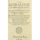Scarce Irish Author [Rochfort (Luke)] The Genealogie of Protestants, or, A Briefe Discoverie of