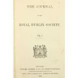 R.D.S.: The Journal of the Royal Dublin Society, Vols. V + VI. Together 2 vols. roy 8vo Dublin - Image 2 of 3