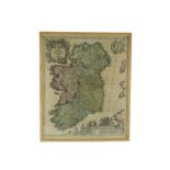 Irish Map: Homan (J.B.) cartographer Hiberniae Regnum tam in praecipuas Ultoniae, Connaciae,