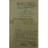 Co. Tipperary: Manuscripts:  District Nursing Association, Two folio Minute Books, 1917 - 1933 and