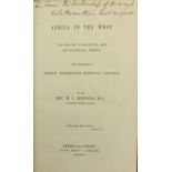 Inscribed Presentation Copy Americana: Dowding (Rev. W.C.) Africa in the West: Its State; Prospects;