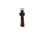 [Penal Cross]  An early 20th Century bronze "Knights of Columbanus" Penal Cross Pendant, the obverse