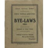 G.A.A.: Co. Waterford, 1934 - Cumann Luith - Cleas Gaedheal Coilte Conntae Portlairge - Bye Laws