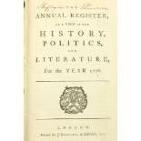 American Declaration of Independence [Burke (Edmund)] & others, editors, The Annual Register or a