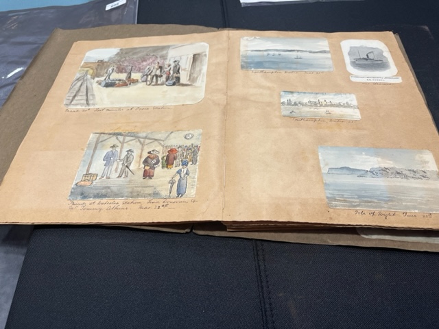 Important Travel Sketch Book Co. Wicklow:  [WYNNE FAMILY SKETCHBOOK]  A Family Scrapbook of - Image 13 of 15