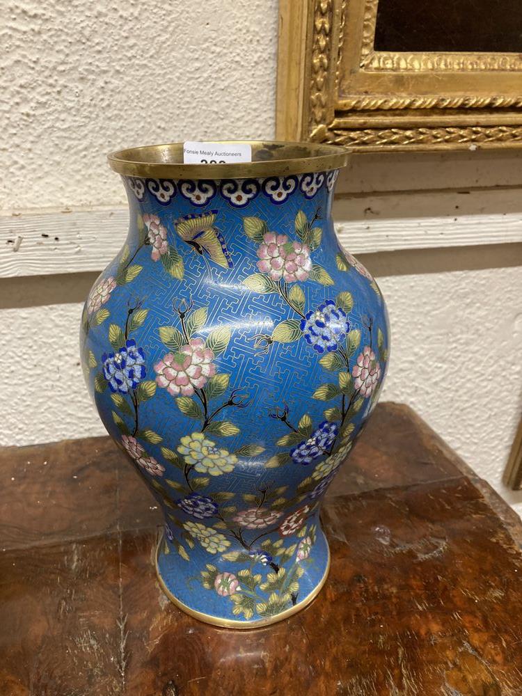A fine pair of late 19th Century Chinese cloisonné Vases, each of baluster form with gilt neck - Image 5 of 9