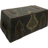 An unusual 19th Century Continental painted Box, possibly Scandinavian, of graduating rectangular