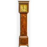 A good early 19th Century Irish mahogany Longcase Clock, with dentil moulded and blind fret