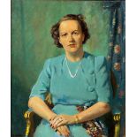 **WITHDRAWN*** James Samuel (Sinton) Sleator, PRHA (1885-1950) "Portrait of an elegant Woman