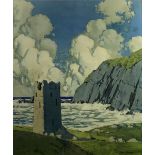 Paul Henry, Irish (1876-1958) "Dingle Peninsula, Kerry," photo lithographic Print, approx. 65ms x