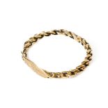 A Ladies gold rope design 'Millennium' Ring, hallmarked. (1)