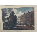 James Malton, Irish (1761-1803) "Charlemont House, Dublin," coloured engraving published by Jas.