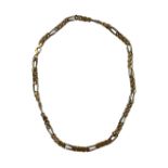 An attractive ladies 18ct gold link chain Necklace, hallmarked, approx. 36.5 grms, 44cms long