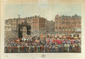 After Joseph Haverty, Irish (1794-1864) "The Kings Public Entry into the City of Dublin," and its