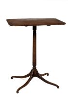 A fine quality and small 19th Century mahogany rectangular flip top Occasional Table, in the