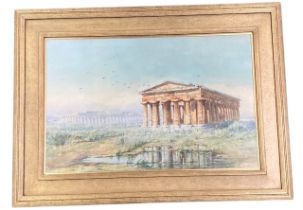Continental School  "The Pantheon," watercolour, Signed indistinctly lower right and dated '97,