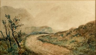 Alexander Williams RHA (1846-1930) 'The Gap of Dunloe & The Devils Elbow,' watercolour, signed