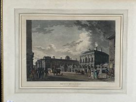 After James Malton (1761-1803) A set of five original hand coloured and black and white Prints