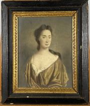 A half length Portrait of Mrs. Newcomby, nee Beadox, Aunt of the Bishop of Balk & Wells," 27cms x