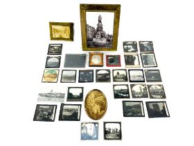 A nice collection of various Daguerreotype Portraits; together with a lot of Irish Lantern Slides