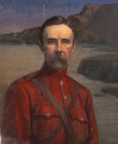 19th Century English School "Richard Woulfe - M.A. L.L.D., T.C.D. - Lieut. Royal Scots Greys (killed