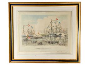 After Lieut J. Jones "Queen Victoria's Tour thro the Fleet in the Harbour of Cork, on the 3rd of