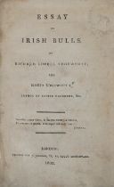 Edgeworth (Maria & Richard Lovell) Essay on Irish Bulls, 8vo Lond. 1802. First Edn., title re-lined,