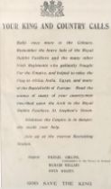 Rare Republican Skit Collins (Michael), Mulcahy (Richard) & O'Duffy (Owen) A broadside Poster '