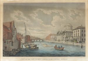 After James Malton (1761-1803) "A Picturesque and Descriptive View of the City of Dublin,