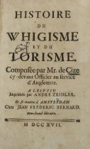 de Cizey (Mr. Emanuel) Histoire du Whigisme ed du Torisme, First Edn., errata at end, cont. full