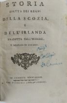 With Maps & Plates Anon: Storia es'atta dei Regni della Scozia e dell Irlanda, Tradotta dall