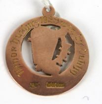 1928 Minor Leinster Title Medal: G.A.A. (Hurling 1928) A 9ct gold circular Medal, the obverse with