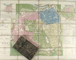 Map: [Austria] (Mansfeld, Kupferstich et al) Grundriss der Stadt Wien 1818 - Zu haben bey Artaria