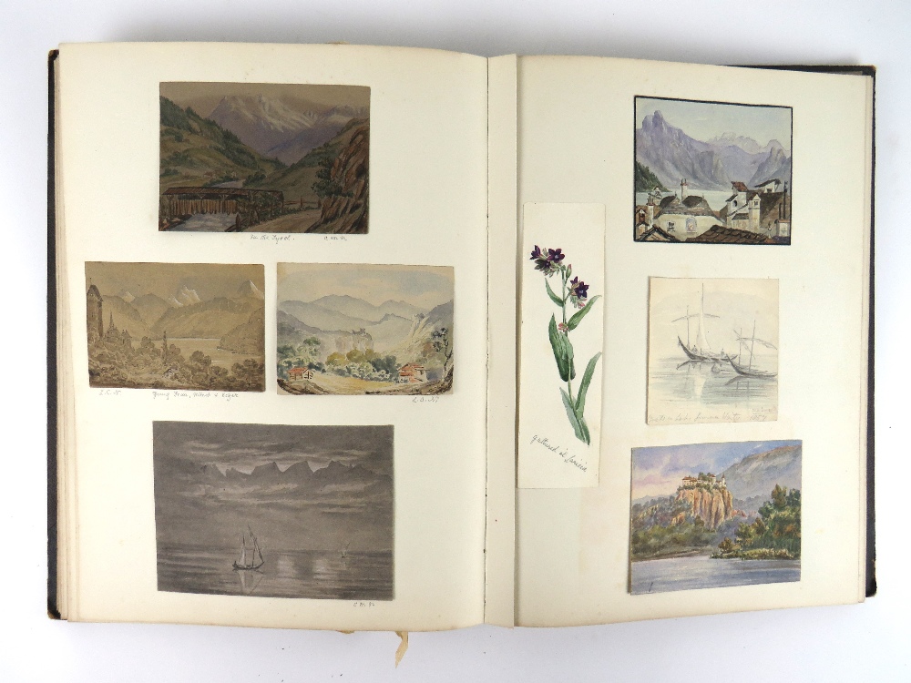 Important Irish Family Sketch Book Co. Wicklow [Wynne Family Sketchbook] An extensive folio - Image 3 of 4