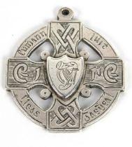 1955 All-Ireland Junior Football Final Medal:  G.A.A. (Football 1955) A silver Celtic cross design