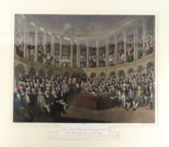 After F.W. Wheatley, R.A. Political Print: The Irish House of Commons in 1780 - Henry Grattan urging