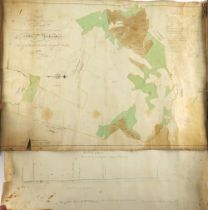 Co. Westmeath: Manuscript Map - Byron (Sam.) cartographer, A Survey of Ballrowan, Kerynstown, &